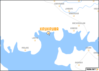 map of Krukruba
