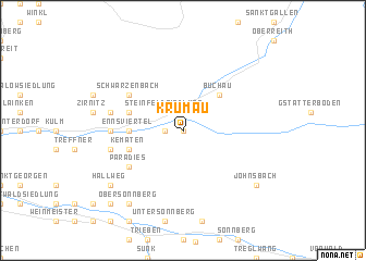 map of Krumau