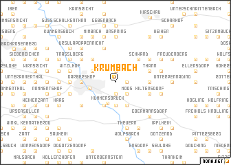 map of Krumbach