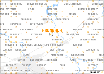 map of Krumbach