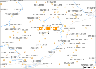 map of Krumbach