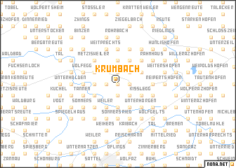 map of Krumbach