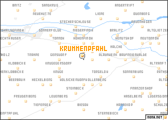 map of Krummenpfahl