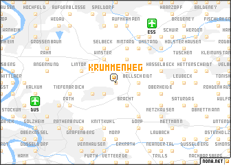 map of Krummenweg