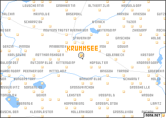 map of Krummsee