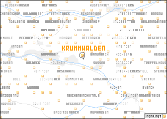 map of Krummwälden