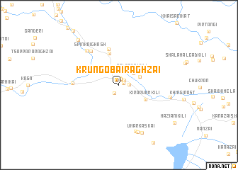 map of Krungobai Raghzai