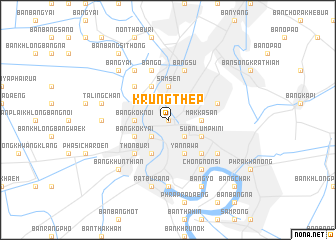 map of Krung Thep