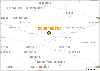 map of Krupchatka