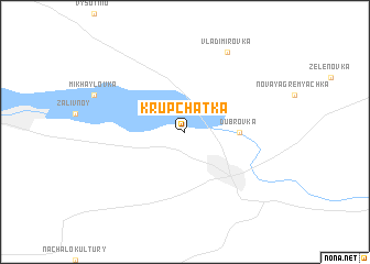 map of Krupchatka