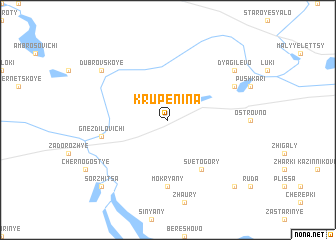 map of Krupenina