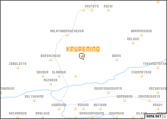 map of Krupenino