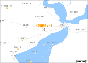 map of Krupeyki