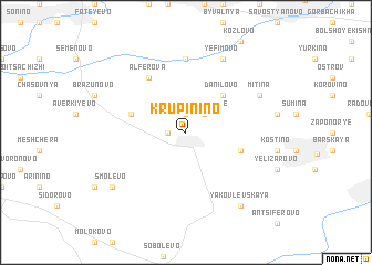 map of Krupinino