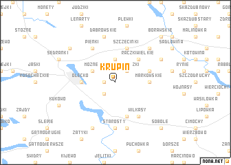 map of Krupin