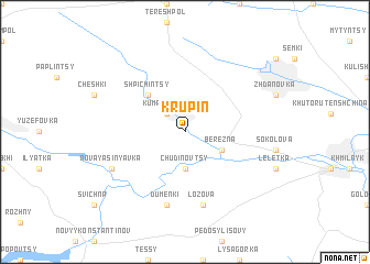 map of Krupin