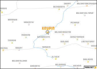 map of Krupin