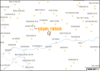 map of Kruplyanka