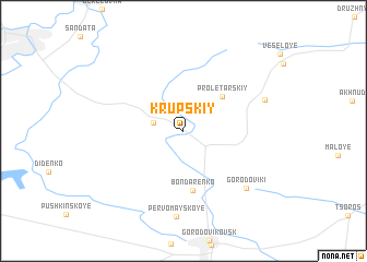 map of Krupskiy