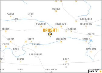 map of Krusāti