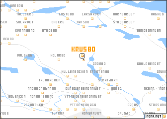 map of Krusbo
