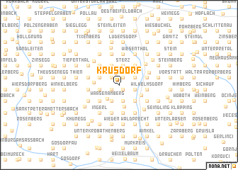 map of Krusdorf