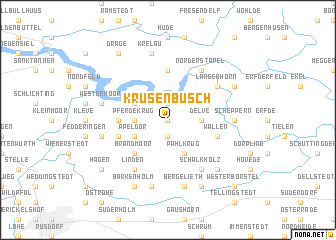 map of Krusenbusch