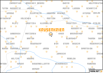 map of Krusenkrien