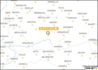 map of Kruševica