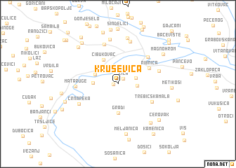 map of Kruševica