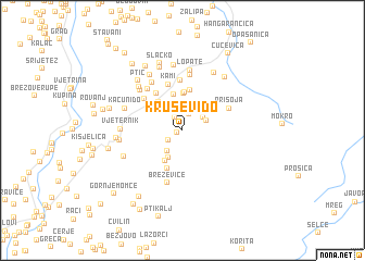 map of Kruševi Do