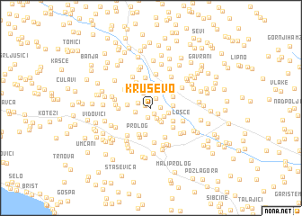 map of Kruševo