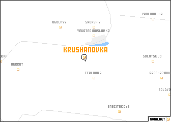 map of Krushanovka