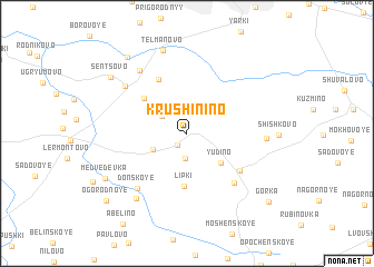 map of Krushinino