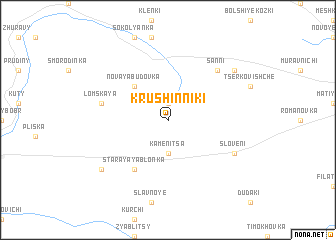 map of Krushinniki