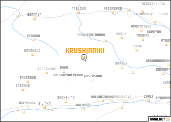 map of Krushinniki