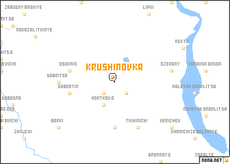 map of Krushinovka