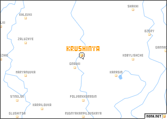 map of Krushinya