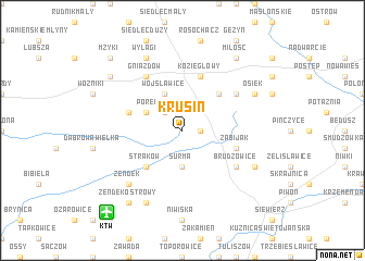 map of Krusin