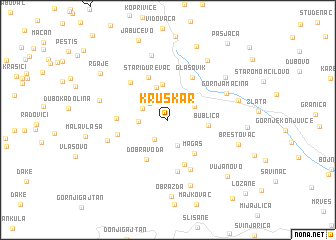 map of Kruškar