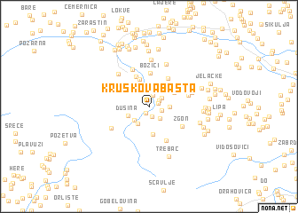 map of Kruškova Bašta