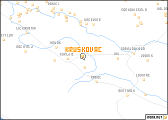 map of Kruškovac