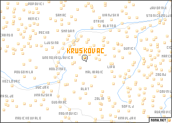 map of Kruškovac