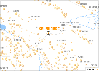 map of Kruskovac