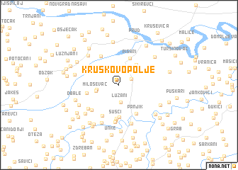 map of Kruškovo Polje