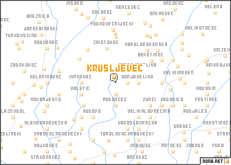 map of Krušljevec