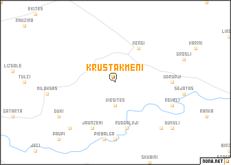 map of Krustakmeni