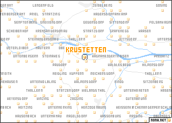 map of Krustetten