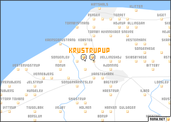 map of Krustrup