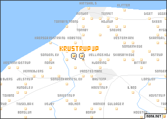 map of Krustrup